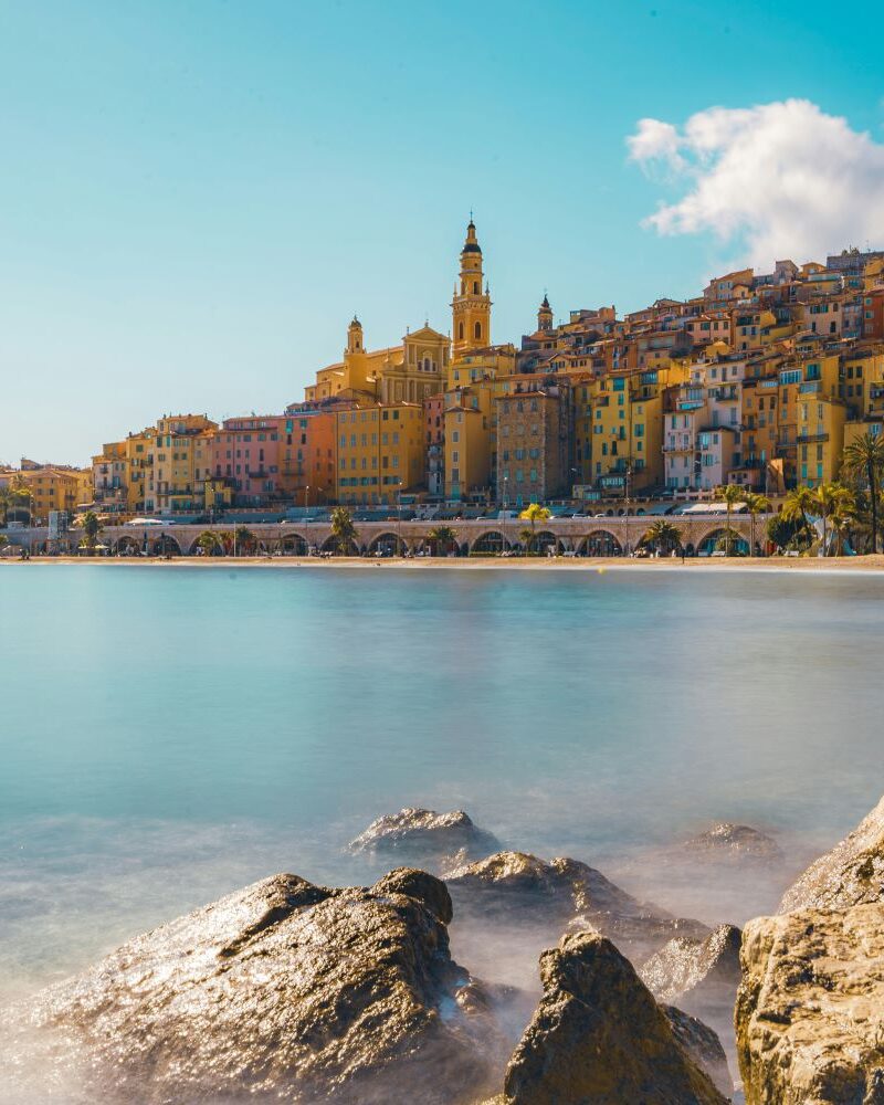 Menton, France on the French Riviera